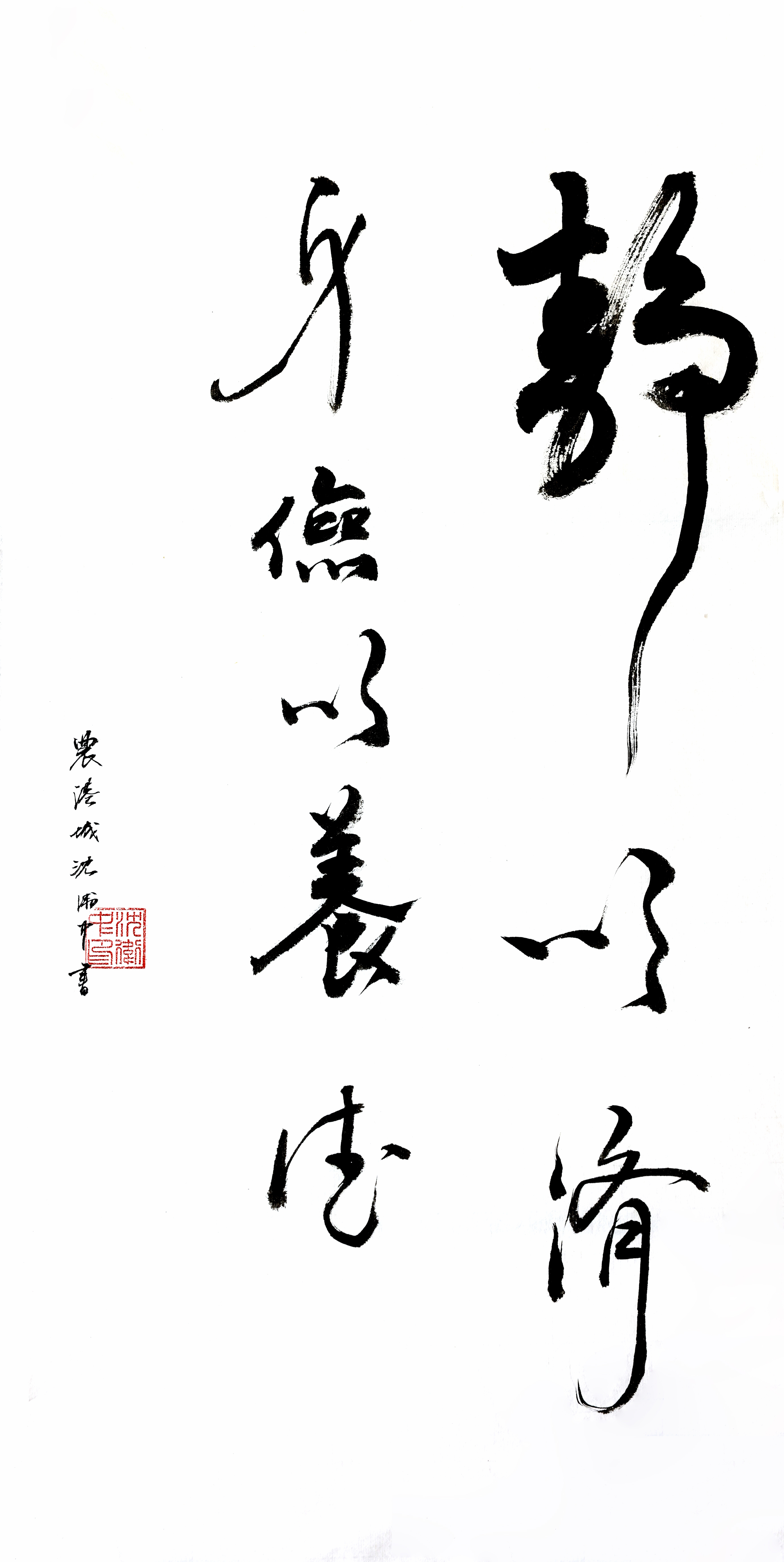 沈卫中 书法《静以修身 俭以养德》.jpg 沈卫中 书法《静以修身 俭以养德》.jpg