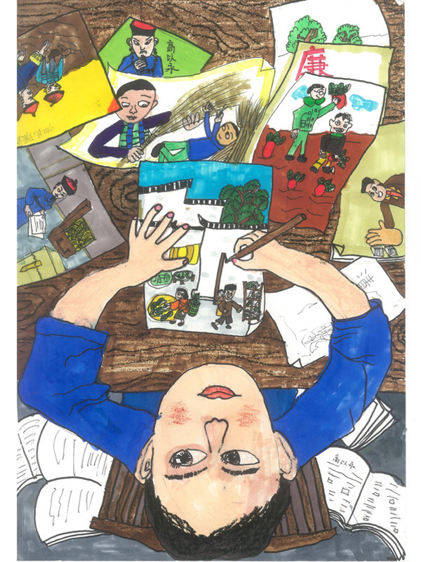 清华附中嘉兴实验WePoker德州207班范亦铖 《拿起手中的画笔》.jpg